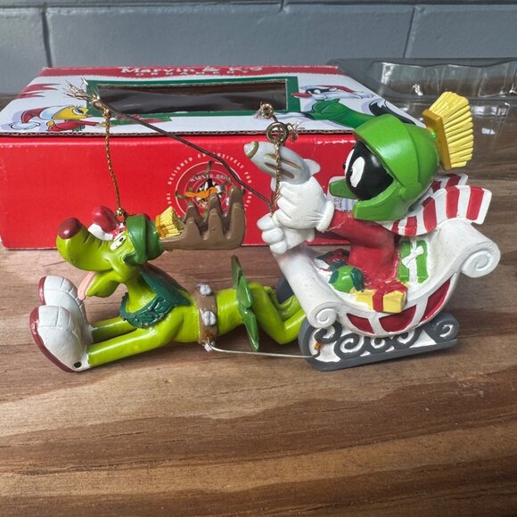 Vintage Marvin & K-9 Christmas Ornament Warner Bros Exclusive Holiday Decoration